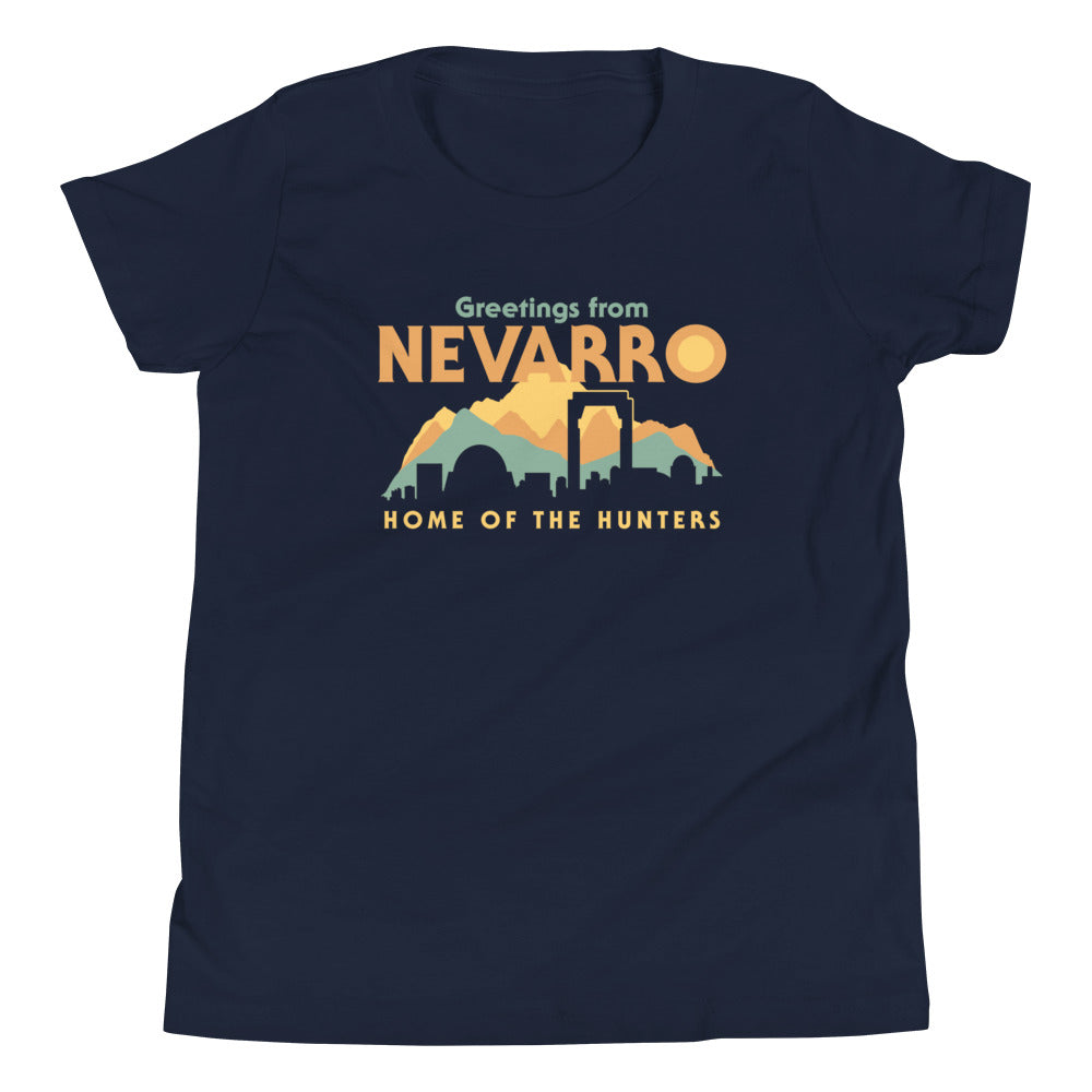 Greetings From Nevarro Kid's Youth Tee Hoodie, Sweatshirt | PureTeeCo.com (Image 2)