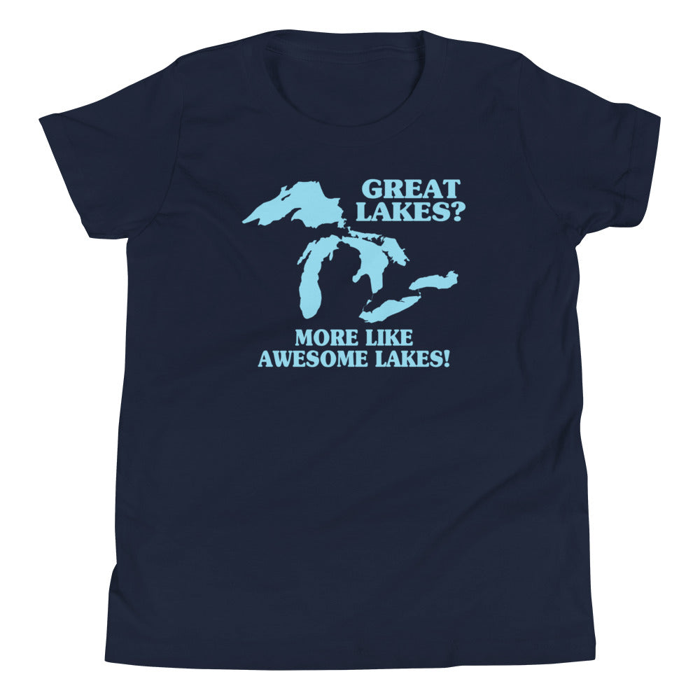 Great Lakes? Kid's Youth Tee Hoodie, Sweatshirt | PureTeeCo.com (Image 1)