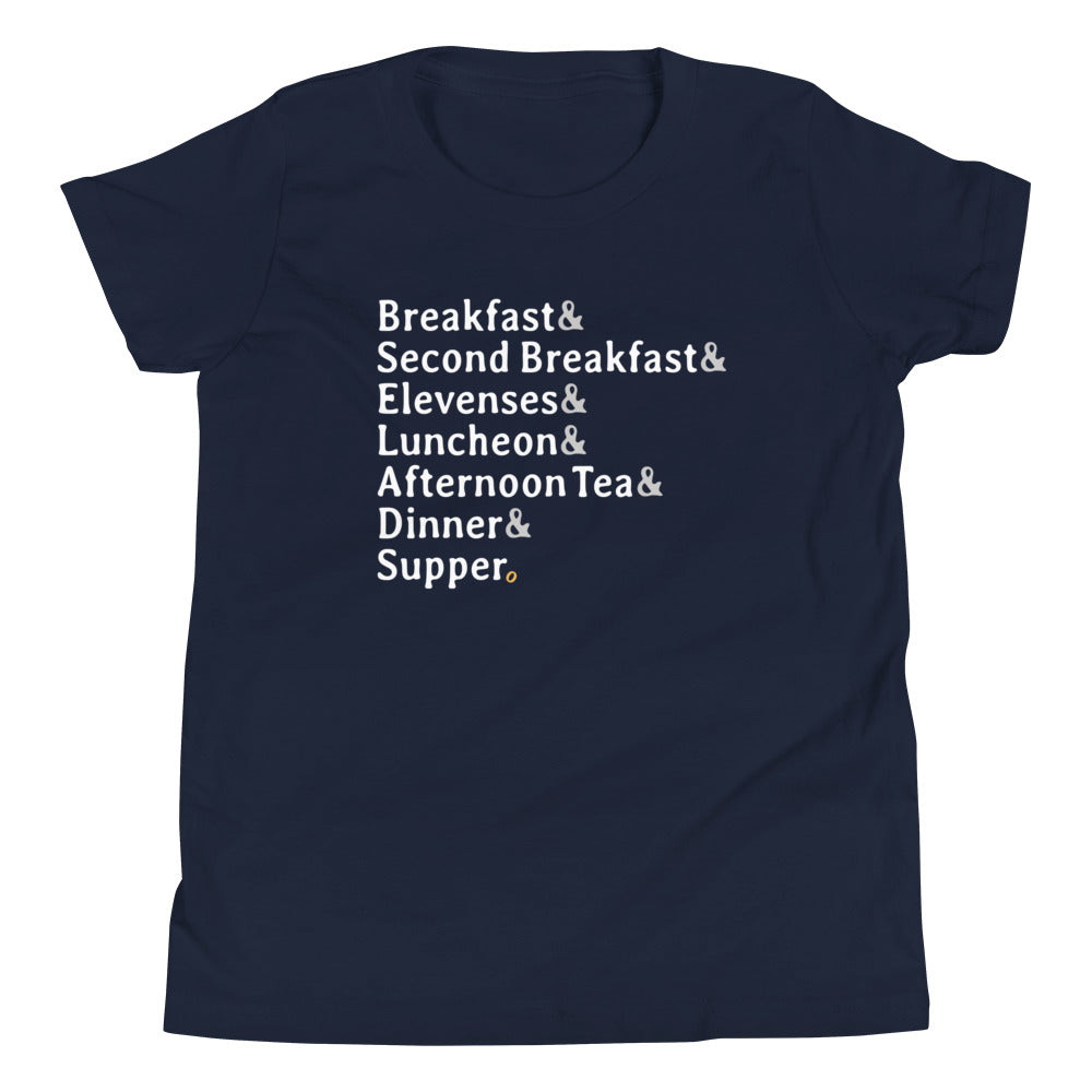 Typical Daily Meals Kid's Youth Tee Hoodie, Sweatshirt | PureTeeCo.com (Image 4)