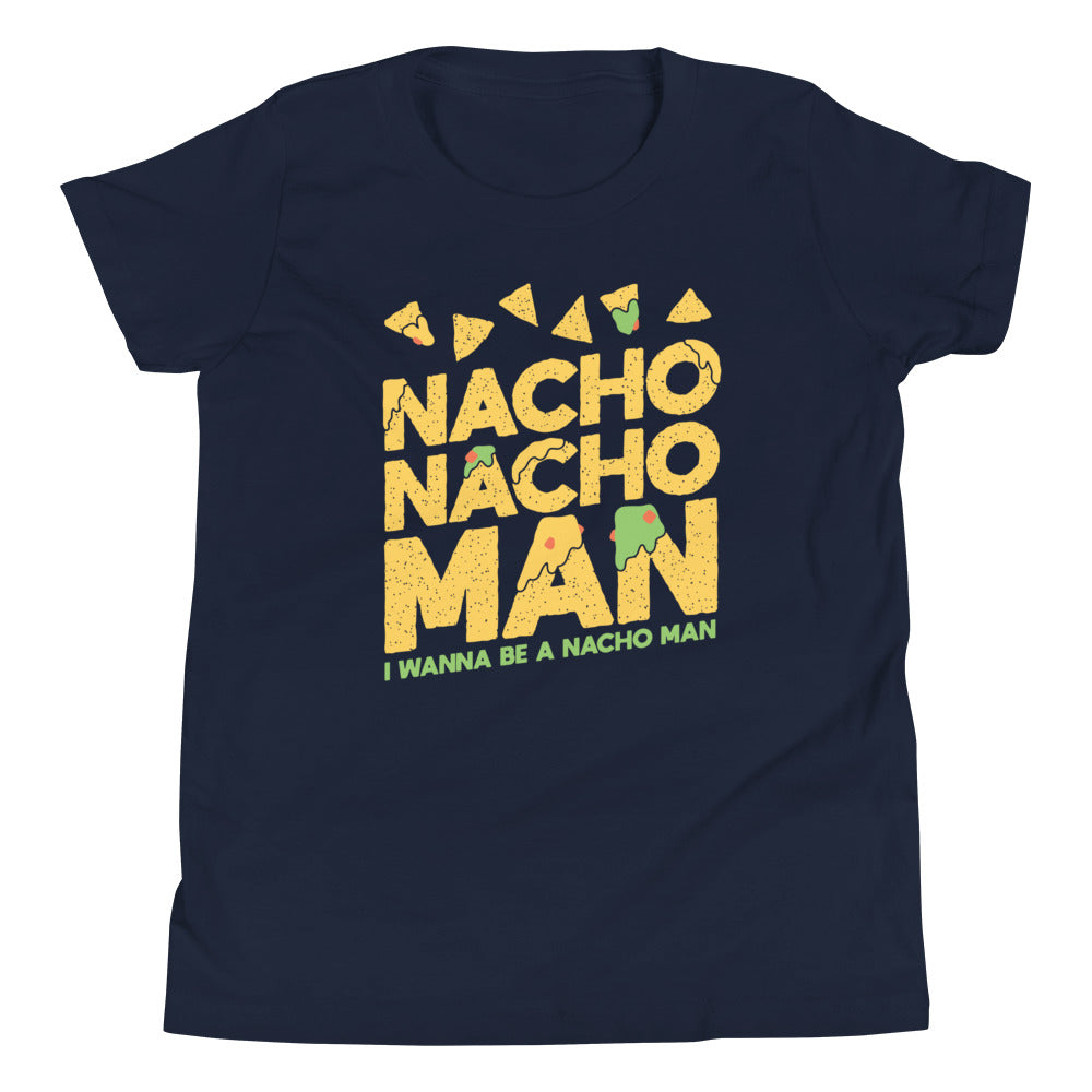 Nacho Nacho Man Kid's Youth Tee Hoodie, Sweatshirt | PureTeeCo.com (Image 1)