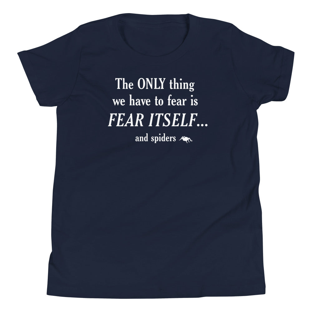 The Only Thing We Have To Fear Kid's Youth Tee Hoodie, Sweatshirt | PureTeeCo.com (Image 2)