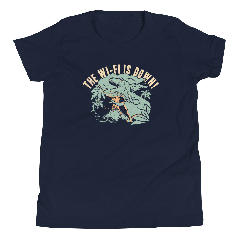 The Wi-Fi Is Down! Kid's Youth Tee Hoodie, Sweatshirt | PureTeeCo.com (Image 1)