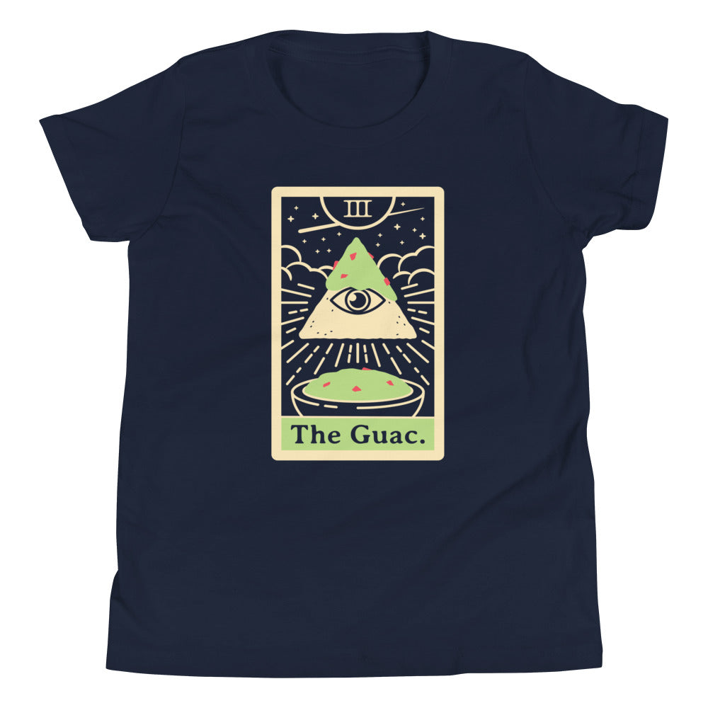 The Guac Tarot Kid's Youth Tee Hoodie, Sweatshirt | PureTeeCo.com (Image 2)