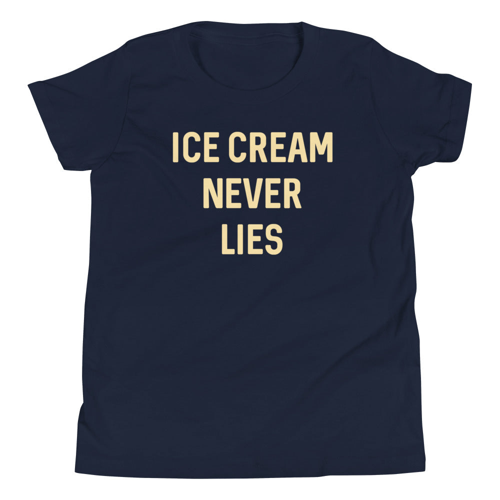 Ice Cream Never Lies Kid's Youth Tee Hoodie, Sweatshirt | PureTeeCo.com (Image 2)
