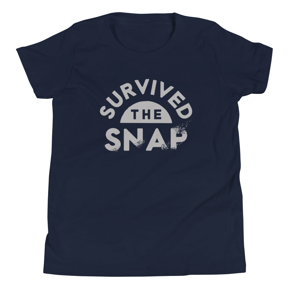 Survived The Snap Kid's Youth Tee Hoodie, Sweatshirt | PureTeeCo.com (Image 2)