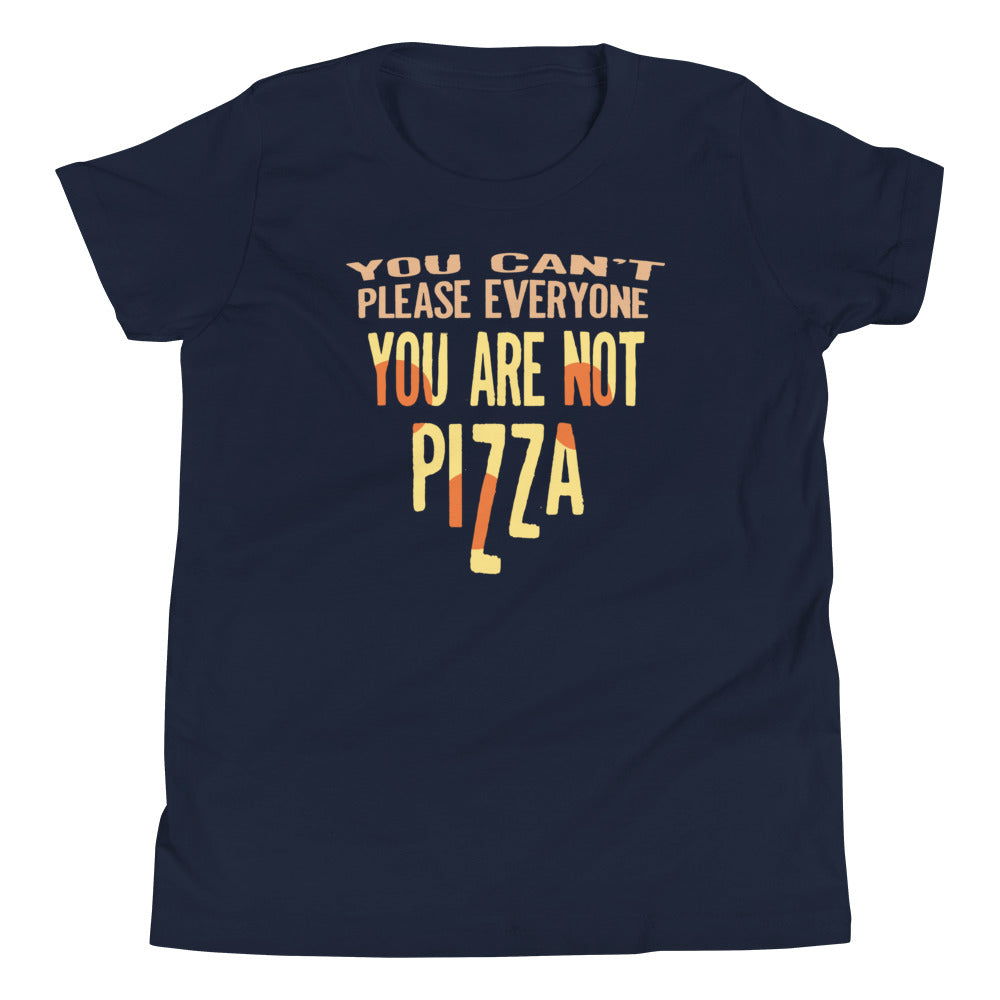 You Are Not Pizza Kid's Youth Tee Hoodie, Sweatshirt | PureTeeCo.com (Image 1)