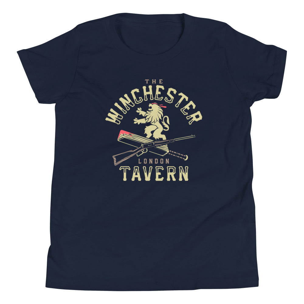 The Winchester Tavern Kid's Youth Tee Hoodie, Sweatshirt | PureTeeCo.com (Image 2)
