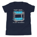 Double Decker Couch Kid's Youth Tee Hoodie, Sweatshirt | PureTeeCo.com (Image 1)