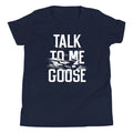 Talk To Me Goose Kid's Youth Tee Hoodie, Sweatshirt | PureTeeCo.com (Image 1)