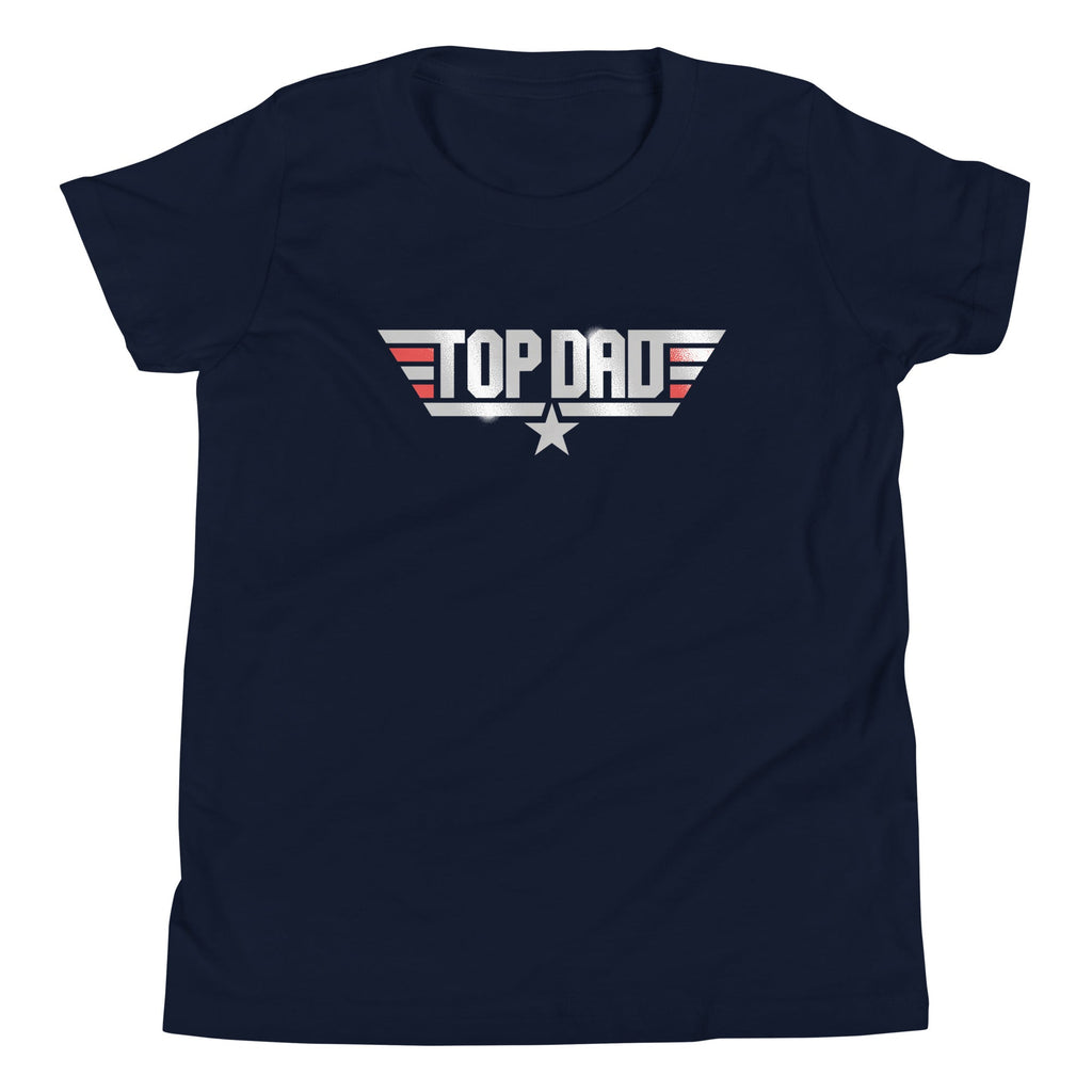 Top Dad Kid's Youth Tee Hoodie, Sweatshirt | PureTeeCo.com (Image 2)