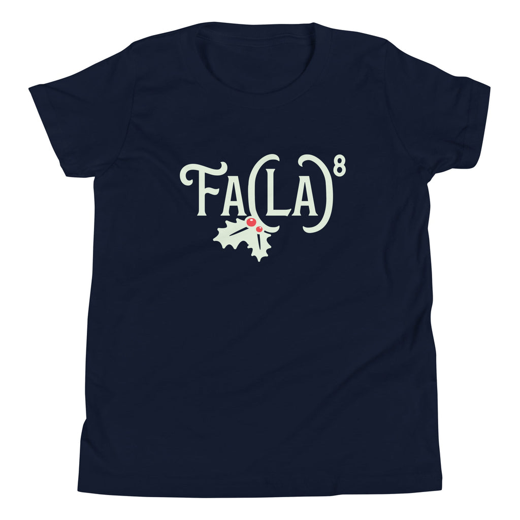 Fa LaLaLaLaLaLaLaLa Kid's Youth Tee Hoodie, Sweatshirt | PureTeeCo.com (Image 3)