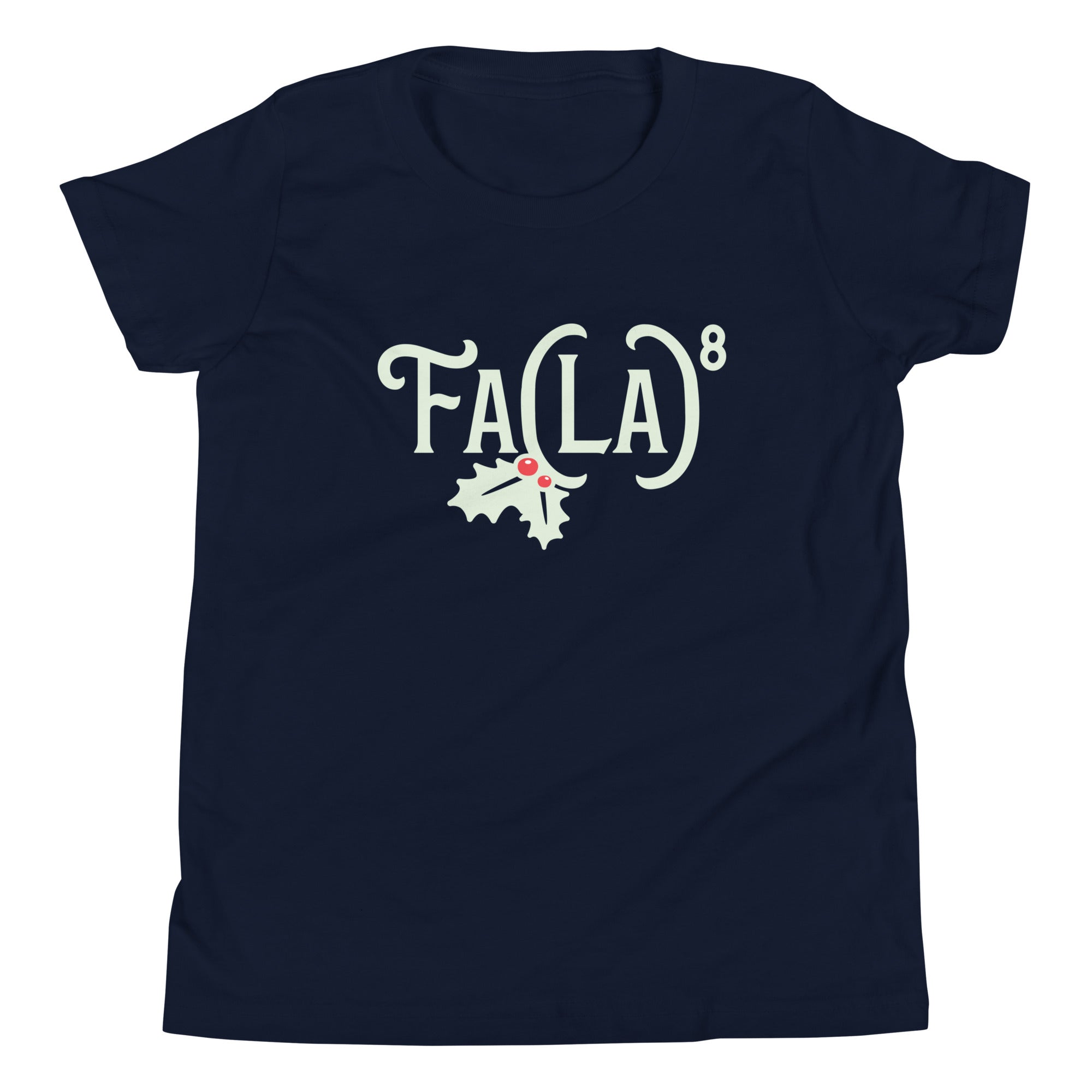 Fa LaLaLaLaLaLaLaLa Kid's Youth Tee Hoodie, Sweatshirt | PureTeeCo.com (Image 3)