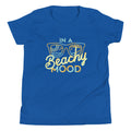 In A Beachy Mood Kid's Youth Tee Hoodie, Sweatshirt | PureTeeCo.com (Image 1)