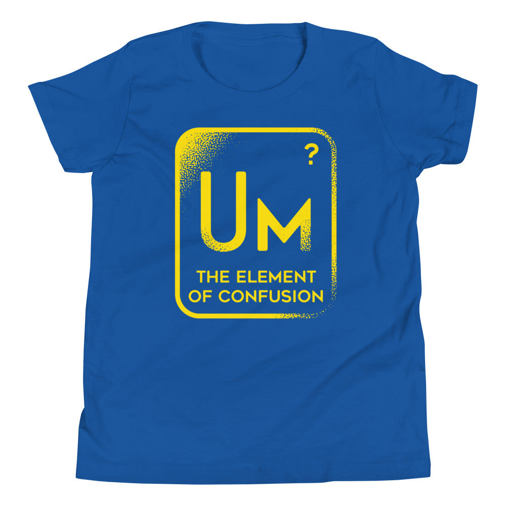 The Element Of Confusion Kid's Youth Tee Hoodie, Sweatshirt | PureTeeCo.com (Image 1)