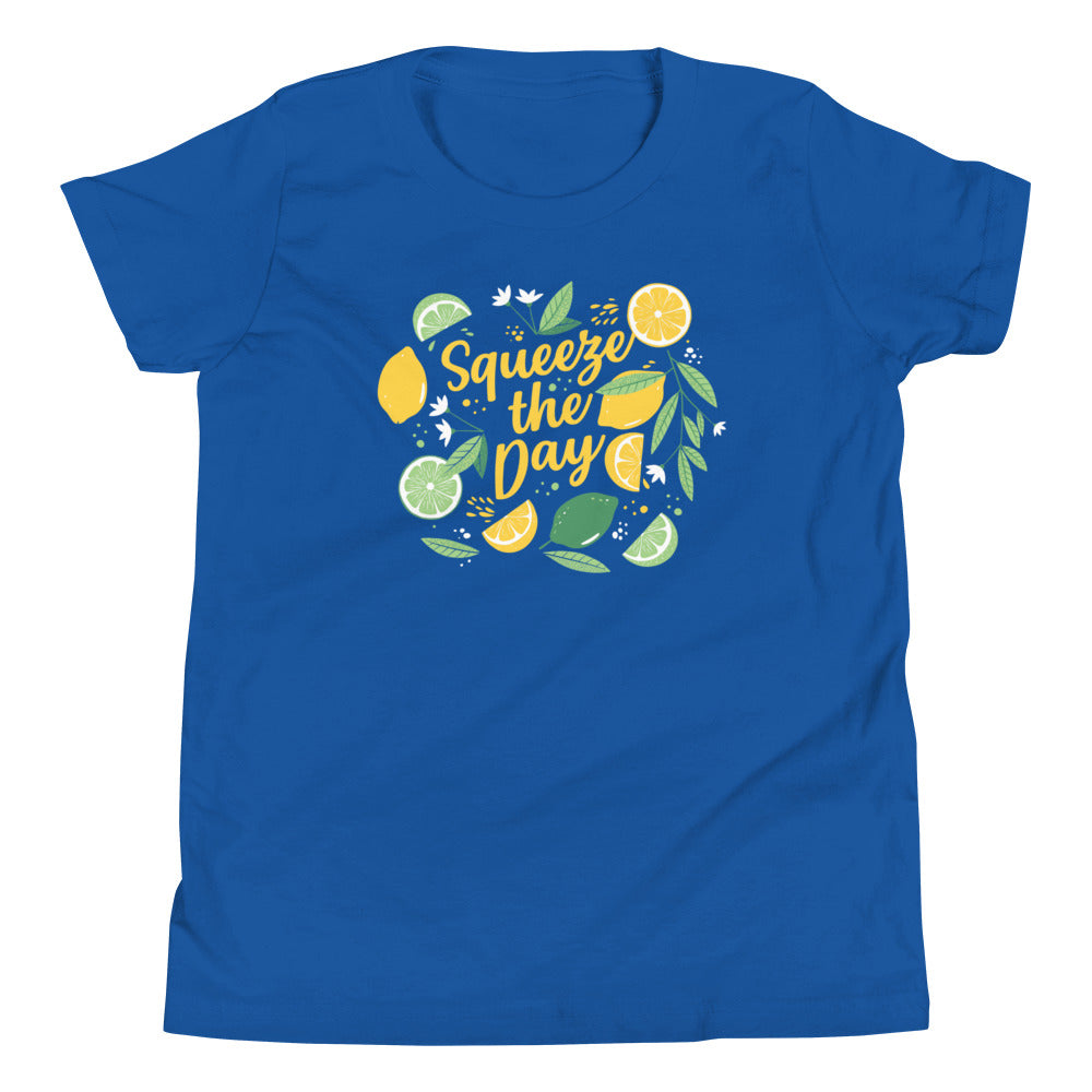 Squeeze The Day Kid's Youth Tee Hoodie, Sweatshirt | PureTeeCo.com (Image 4)