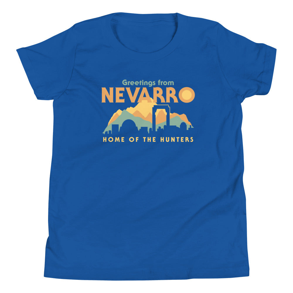 Greetings From Nevarro Kid's Youth Tee Hoodie, Sweatshirt | PureTeeCo.com (Image 3)