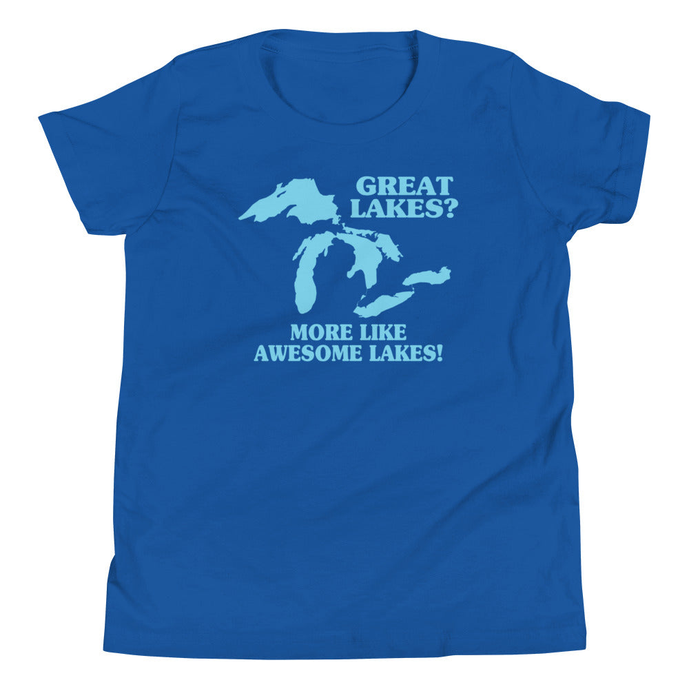 Great Lakes? Kid's Youth Tee Hoodie, Sweatshirt | PureTeeCo.com (Image 4)