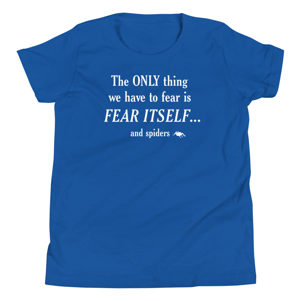 The Only Thing We Have To Fear Kid's Youth Tee Hoodie, Sweatshirt | PureTeeCo.com (Image 3)