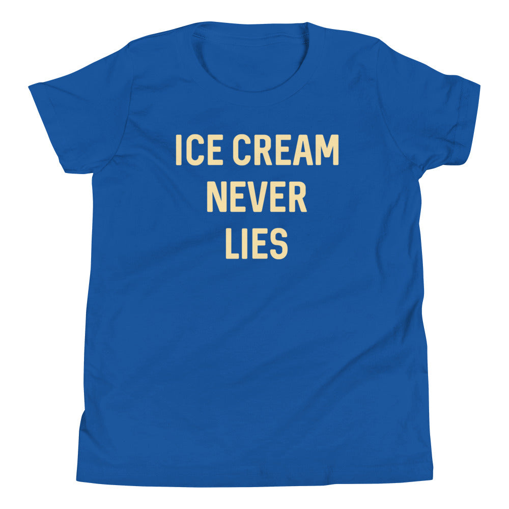 Ice Cream Never Lies Kid's Youth Tee Hoodie, Sweatshirt | PureTeeCo.com (Image 4)