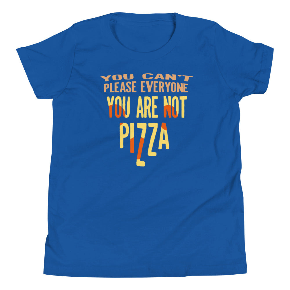 You Are Not Pizza Kid's Youth Tee Hoodie, Sweatshirt | PureTeeCo.com (Image 4)