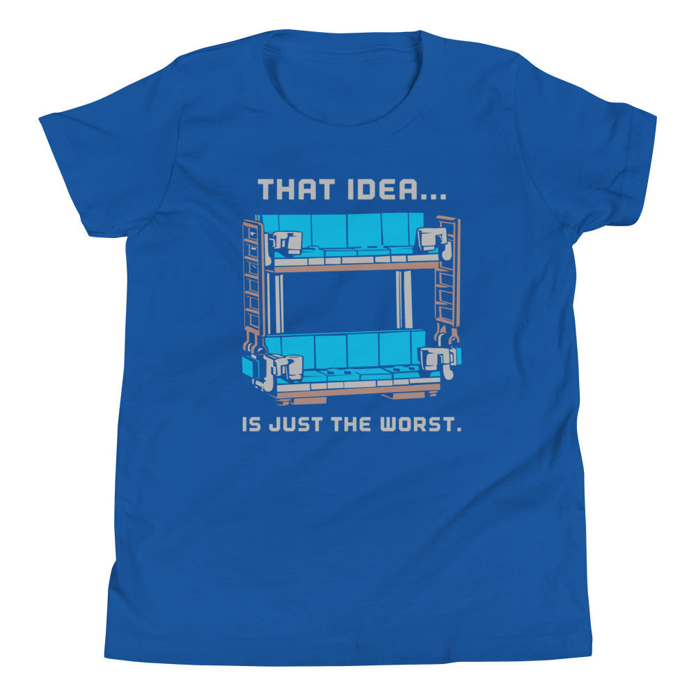 Double Decker Couch Kid's Youth Tee Hoodie, Sweatshirt | PureTeeCo.com (Image 5)