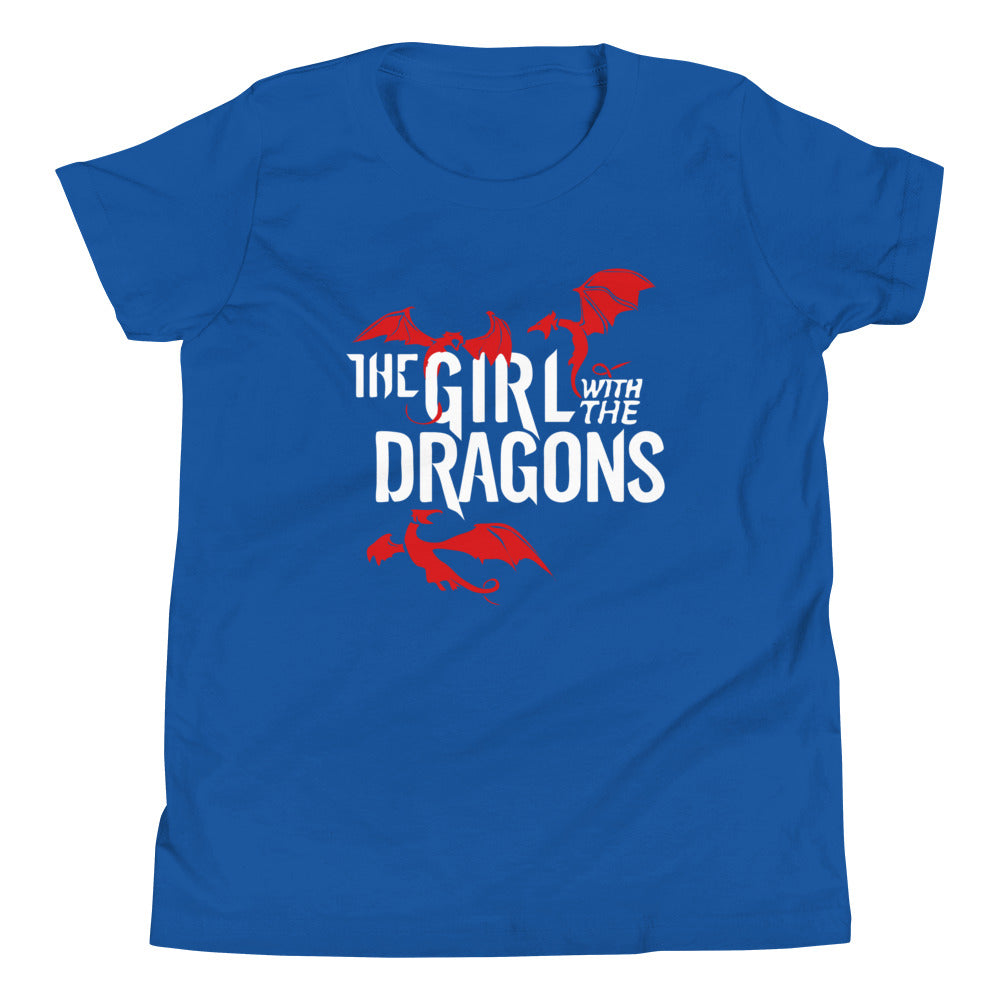 The Girl With The Dragons Kid's Youth Tee Hoodie, Sweatshirt | PureTeeCo.com (Image 4)