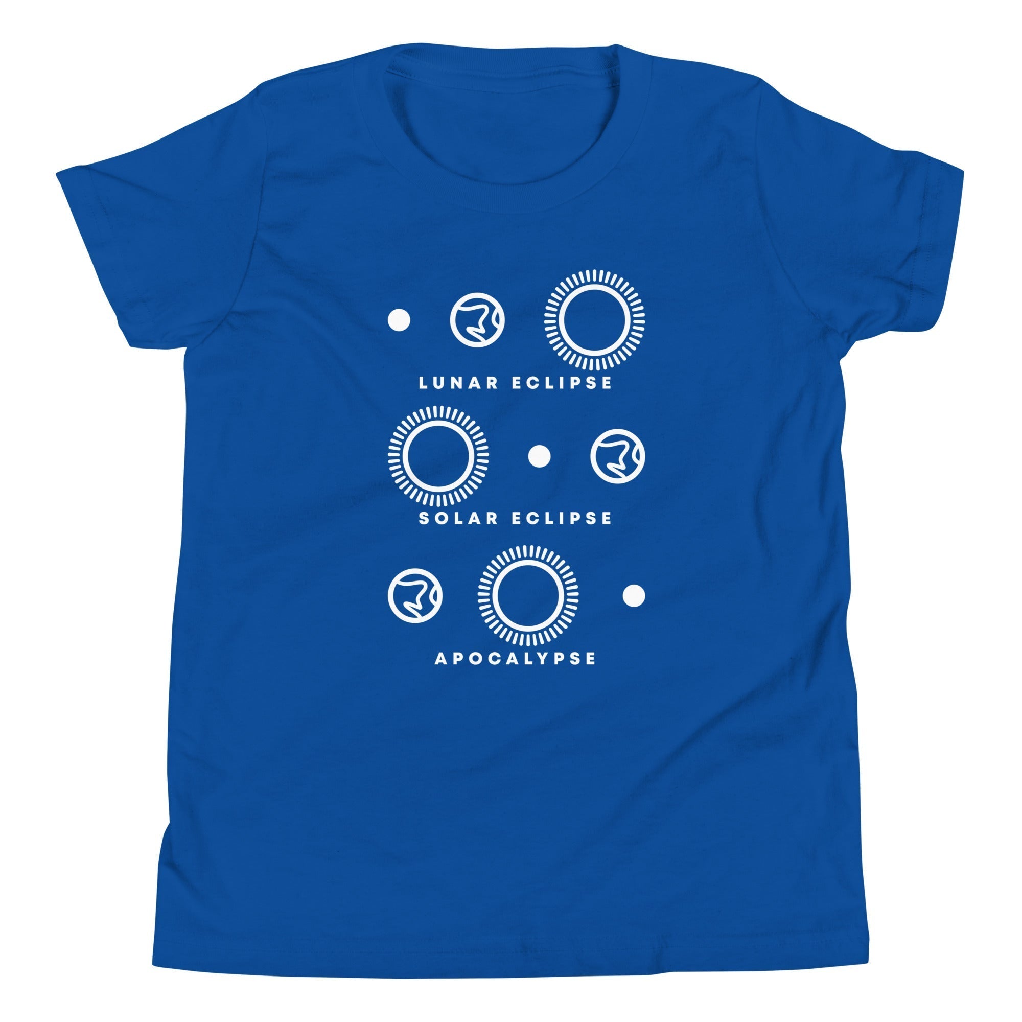 Lunar Eclipse Solar Eclipse Apocalypse Kid's Youth Tee Hoodie, Sweatshirt | PureTeeCo.com (Image 4)