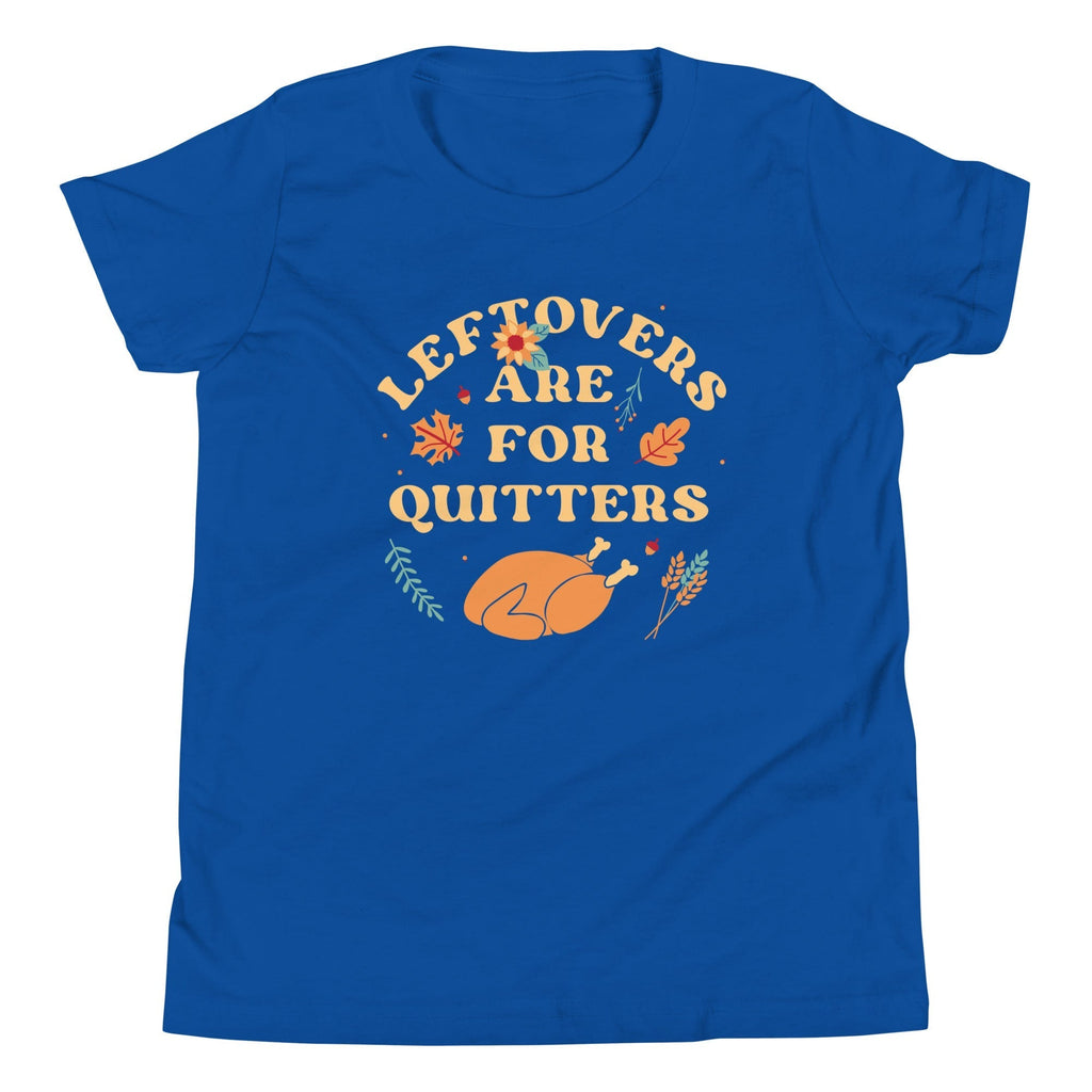 Leftovers Are For Quitters Kid's Youth Tee Hoodie, Sweatshirt | PureTeeCo.com (Image 4)