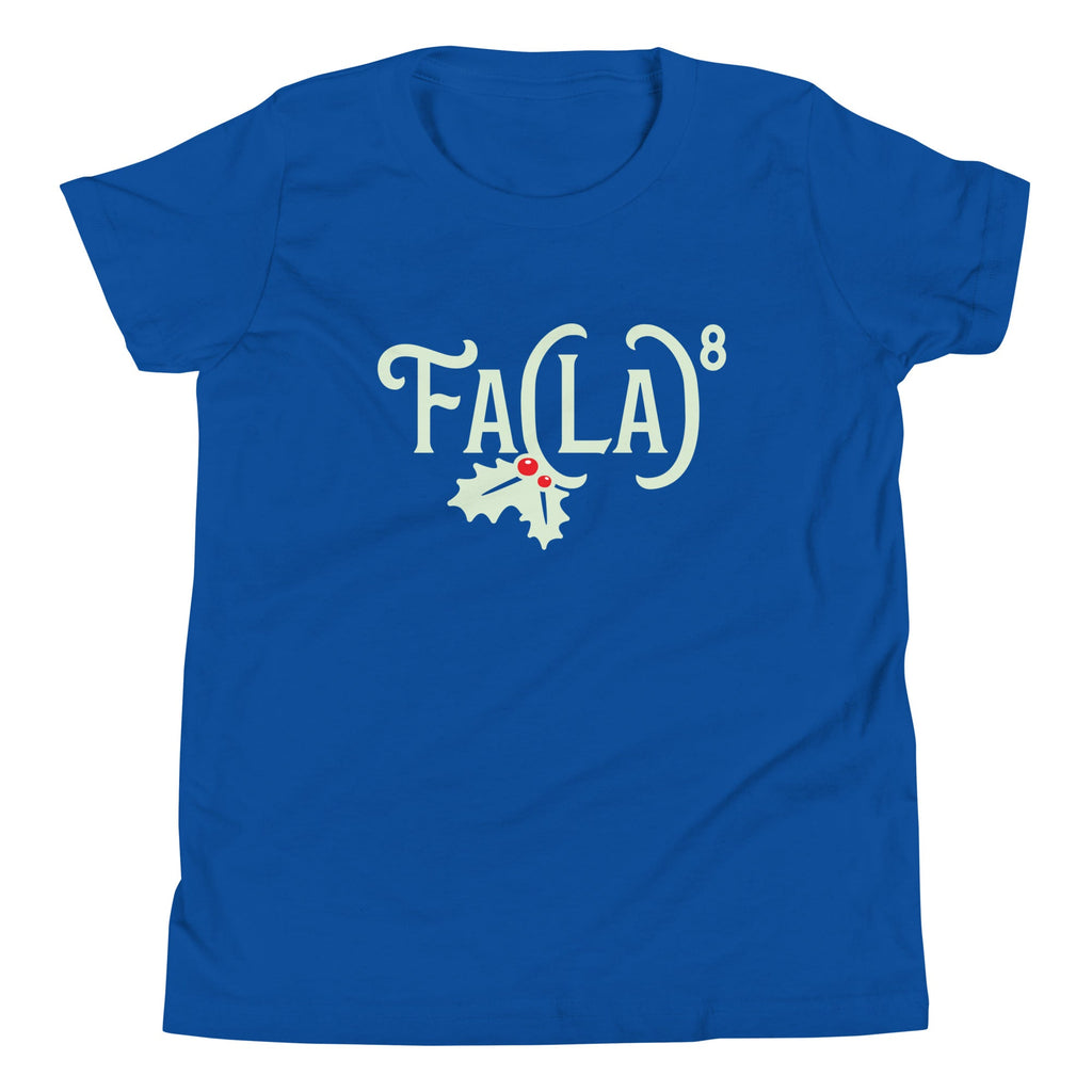 Fa LaLaLaLaLaLaLaLa Kid's Youth Tee Hoodie, Sweatshirt | PureTeeCo.com (Image 5)