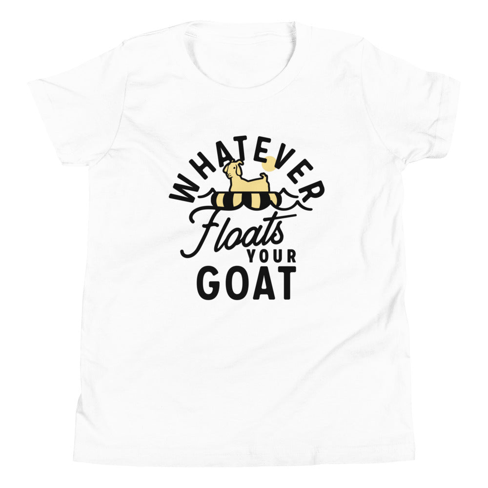 Whatever Floats Your Goat Kid's Youth Tee Hoodie, Sweatshirt | PureTeeCo.com (Image 4)