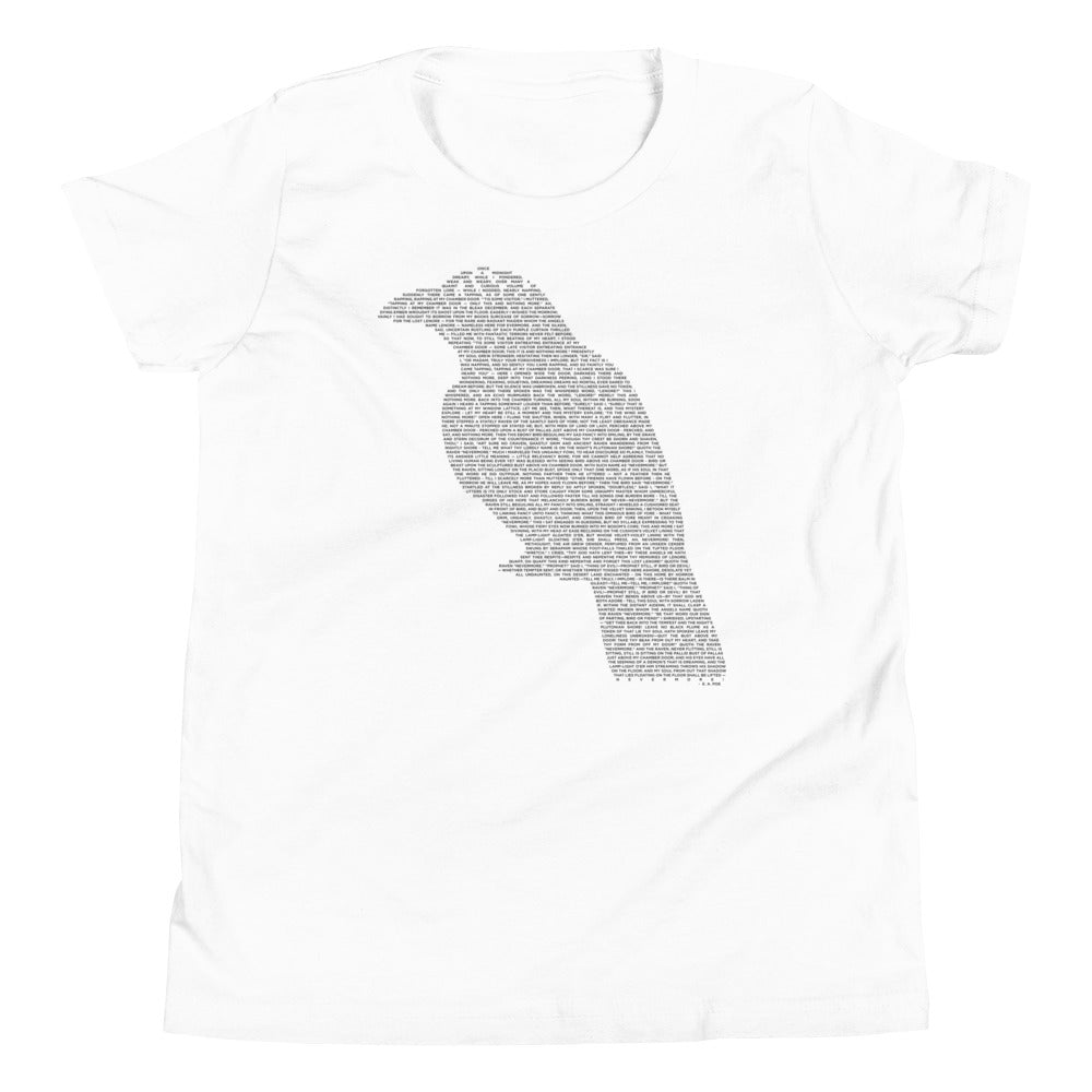 The Raven Kid's Youth Tee Hoodie, Sweatshirt | PureTeeCo.com (Image 3)