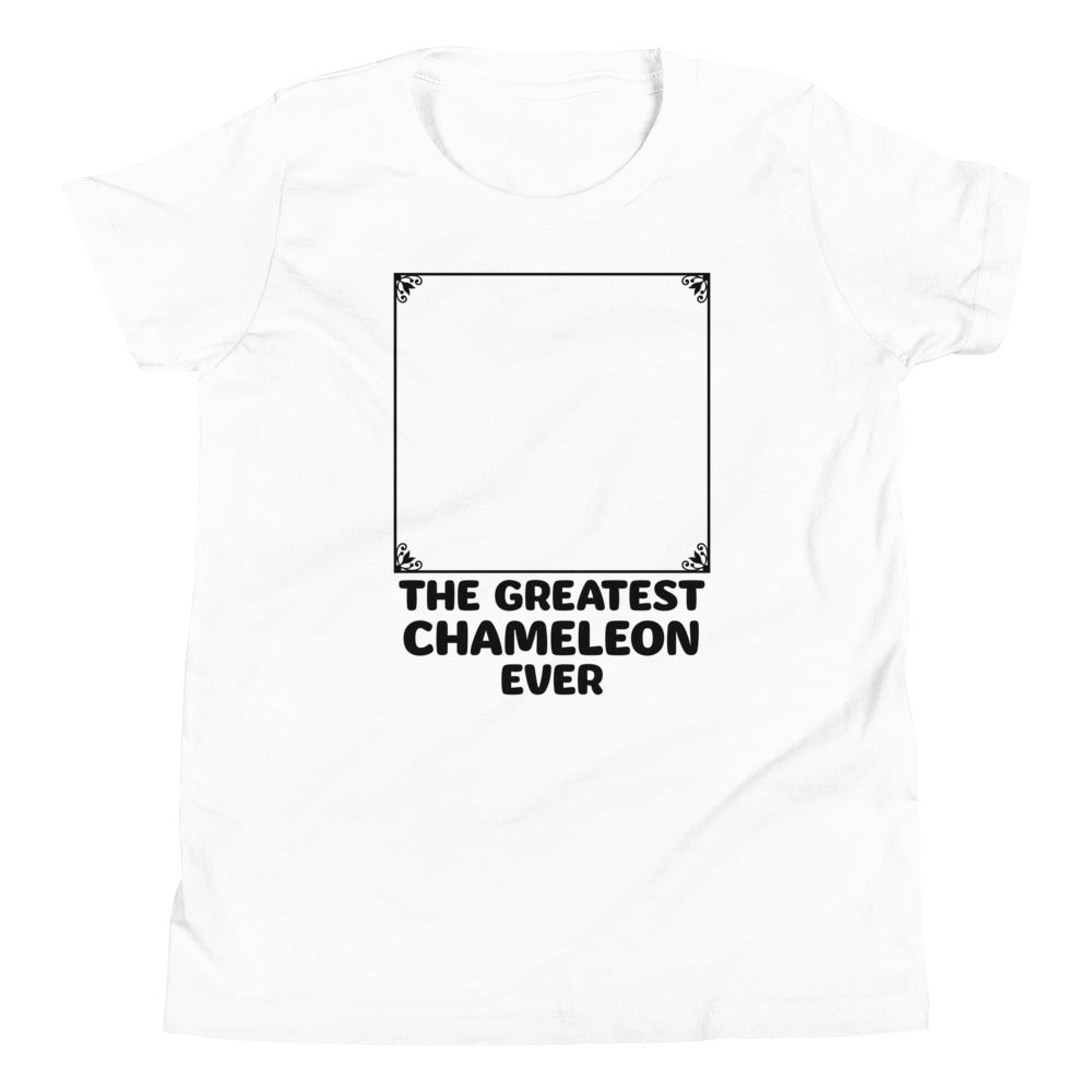 The Greatest Chameleon Ever Kid's Youth Tee Hoodie, Sweatshirt | PureTeeCo.com (Image 5)