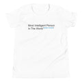 Most Intelligent Person in the World Citation Needed Kid's Youth Tee Hoodie, Sweatshirt | PureTeeCo.com (Image 1)