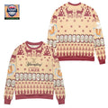 Yuengling Traditional Lager Reindeer Snowflake Pattern Ugly Christmas Sweater