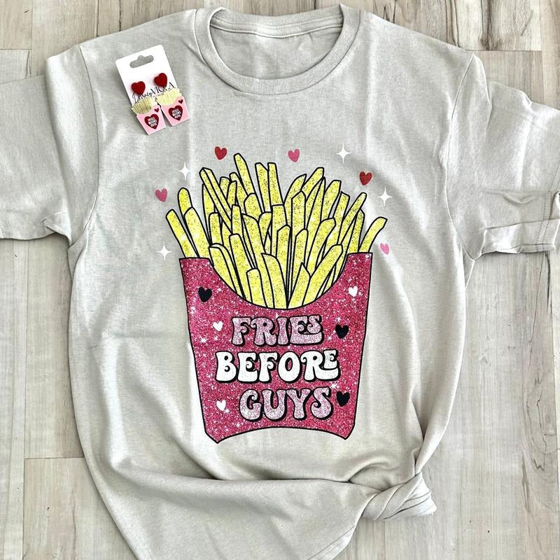 zFries Before Guys Graphic Tee Hoodie, Sweatshirt | PureTeeCo.com