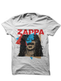 Frank Zappa Half Sleeve White T-Shirt Hoodie, Sweatshirt | PureTeeCo.com