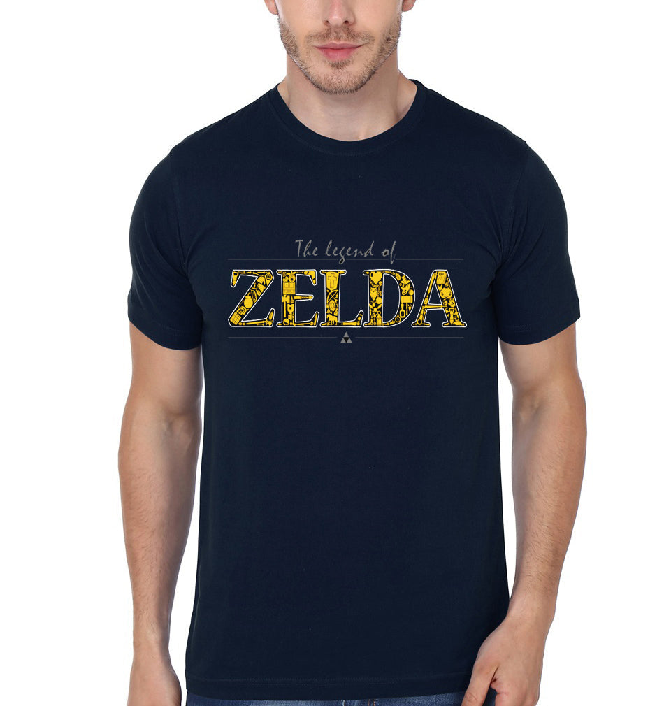 The Legend ofâ€¦ (Gold) Navy Blue T-Shirt Hoodie, Sweatshirt | PureTeeCo.com