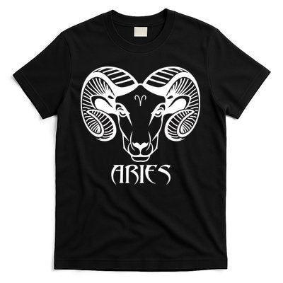 Zodiac Aries Ram Horns Face T-Shirt Hoodie, Sweatshirt | PureTeeCo.com